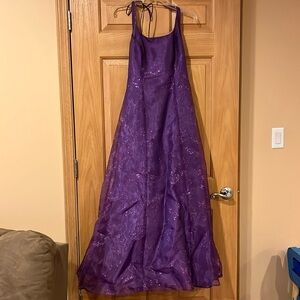 Be Smart full length purple dress 7/8